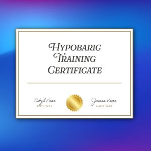 Hyperbaric Training Certificate